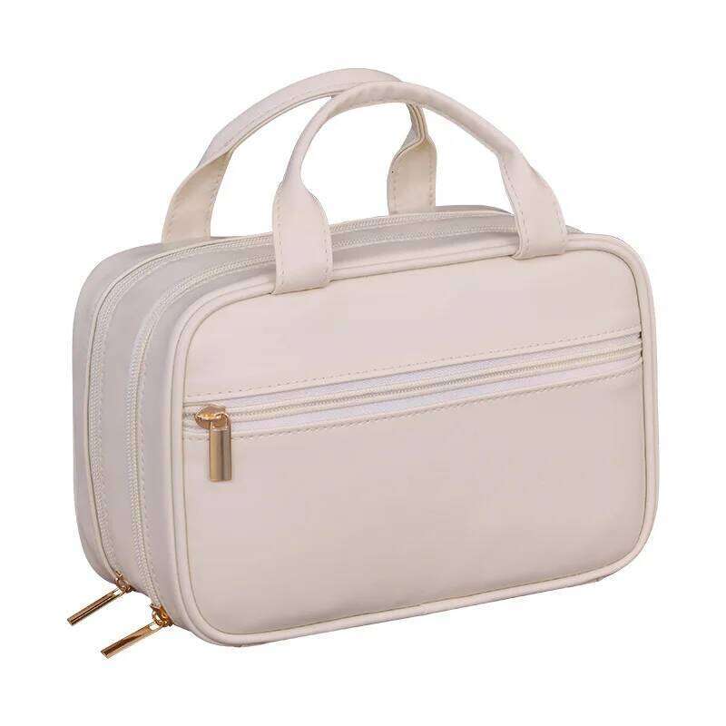 New Double Barrier women's Makeup Portable Cosmetic Large Capacity Storage Travel Essential Toiletry Bag Y260206