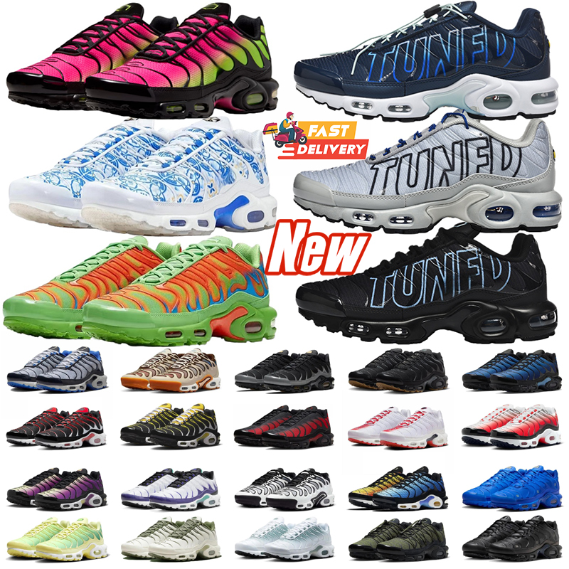 tn tnss plus Triple Black White Hyper Pink Volt Naples Running Shoes Mens Women Gradient Men designer Trainers outdoor Sports Sneakers chaussure 40-46