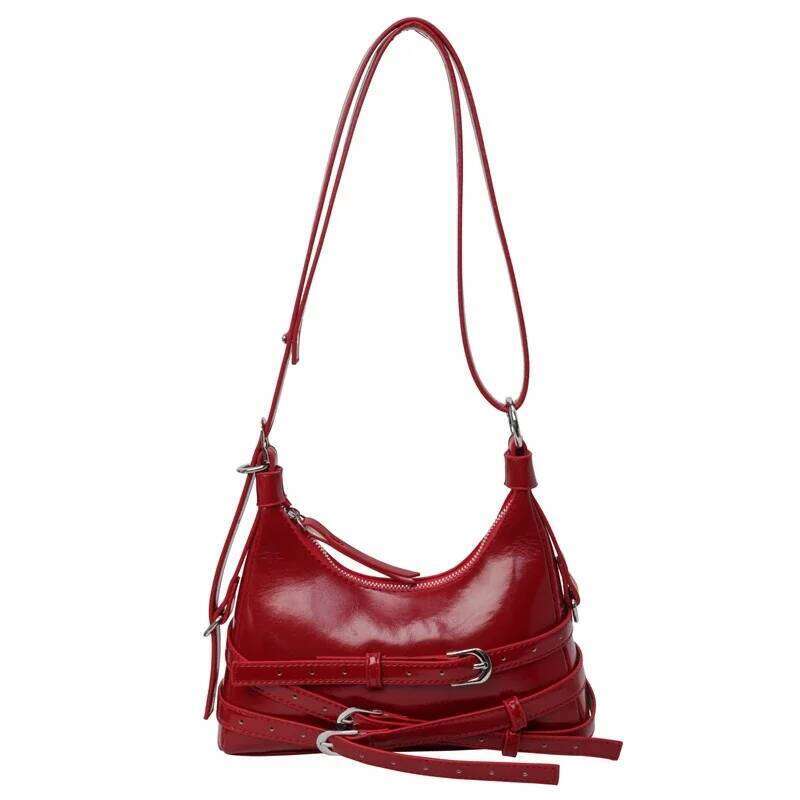 Fashion Sewing Thread Shoulder Solid Soft 2024 Hot Sale Bags for Women Interior Compartment Zipper Pu Women's Handbags Z260207 - view 7