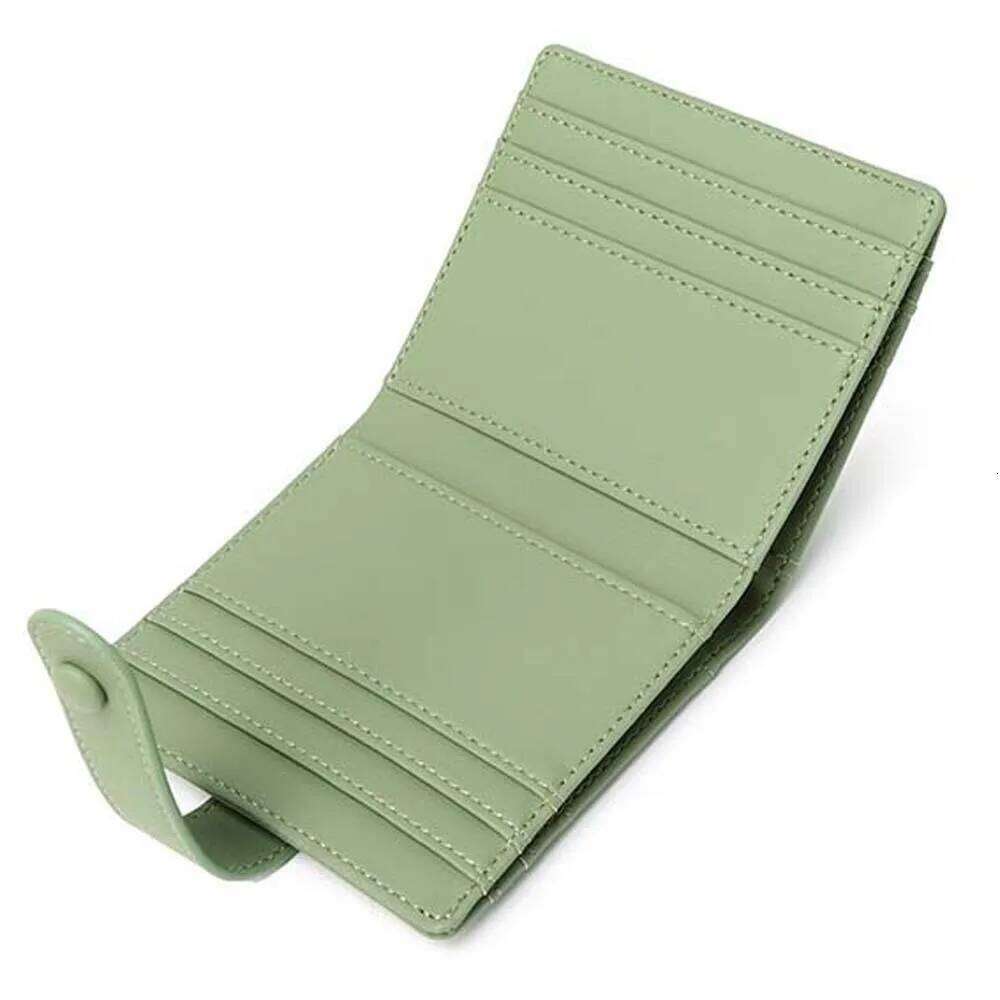 Coin Pouch Portable RFID Protection Wallet Antimagnetic Multiple Short Folding Purse PVC Classic PU Card Bag Work Y260206