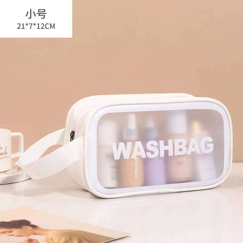 Toiletrys Organizer Cosmetic Bags Girl Outdoor Travel Makeup Bag Transparent Woman Personal Hygiene Waterproof Tote Beauty Case Y260206