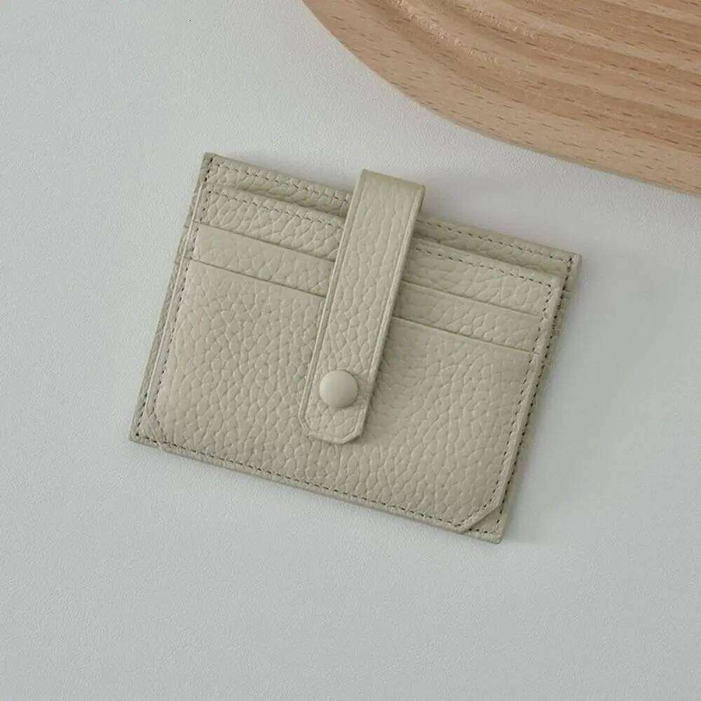 Vintage Multi-card Slot PU Leather Multi Pockets Credit Holder Change Storage Ultra Thin Card Wallet Women Y260206