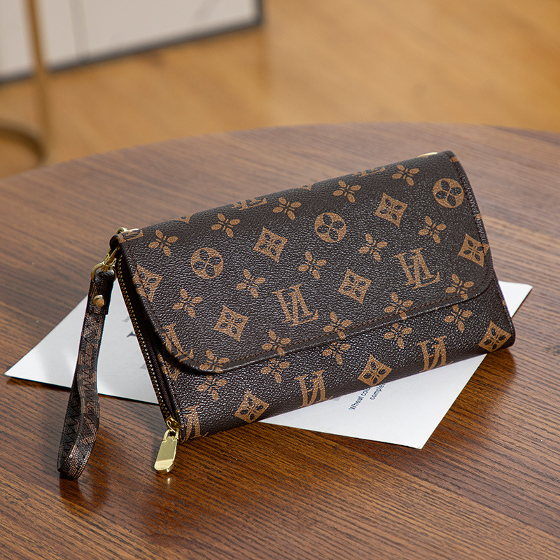 Women'S Handbag Fashion Letter Print Large Capacity Mobile Phone Wrist Bag Shoulder Crossbody Bag