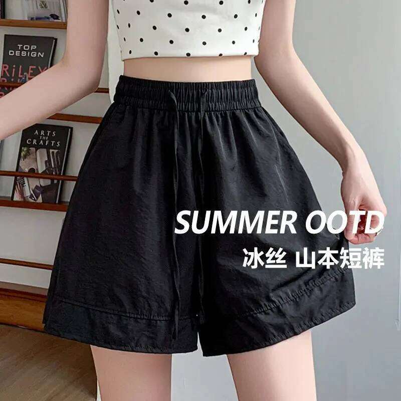 Shorts Womens Vintage Music Festival Boho Patchwork Tassel High Waist Print Ethnic Wide Leg Street Hip Hop Colorful Look Fringed XJ260206