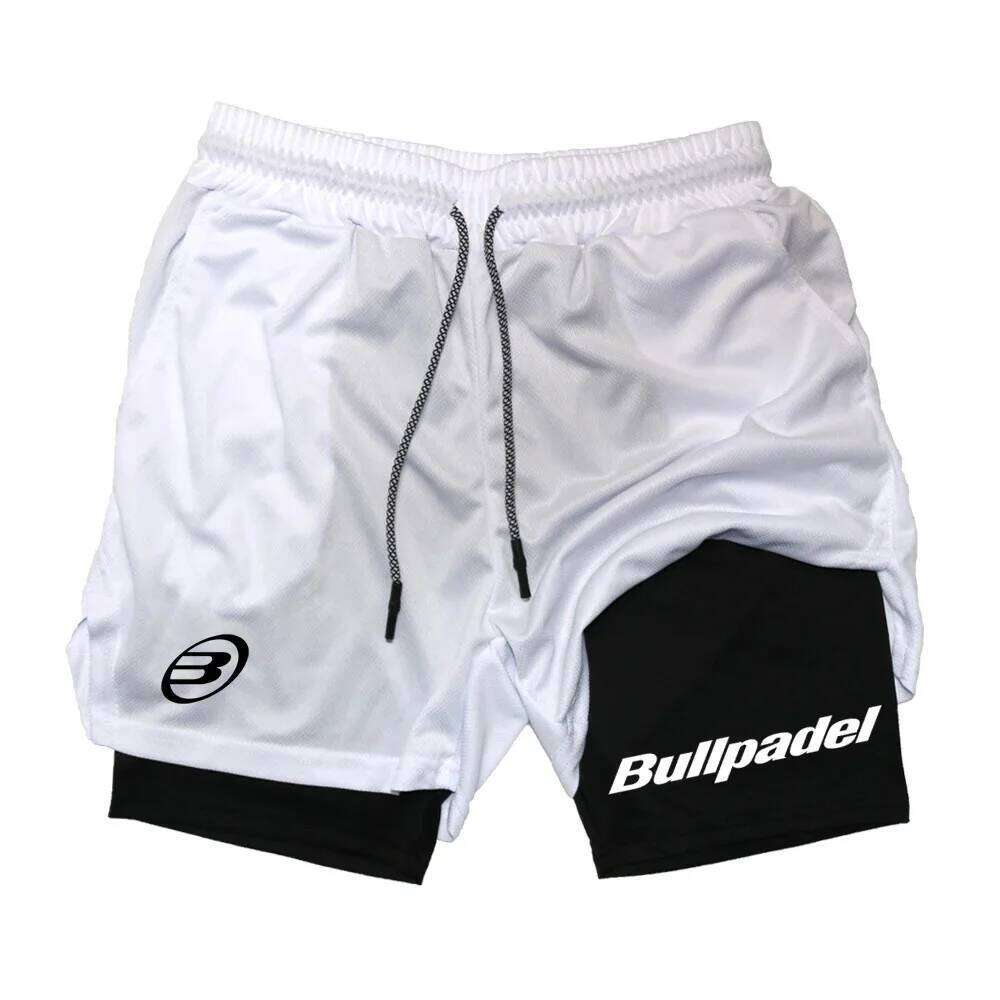 2025 New Men's Trousers Outdoor Running Padel Sport Shorts Summer Male Breathable Tennis Quick-Drying BadmintonSportwear C260206