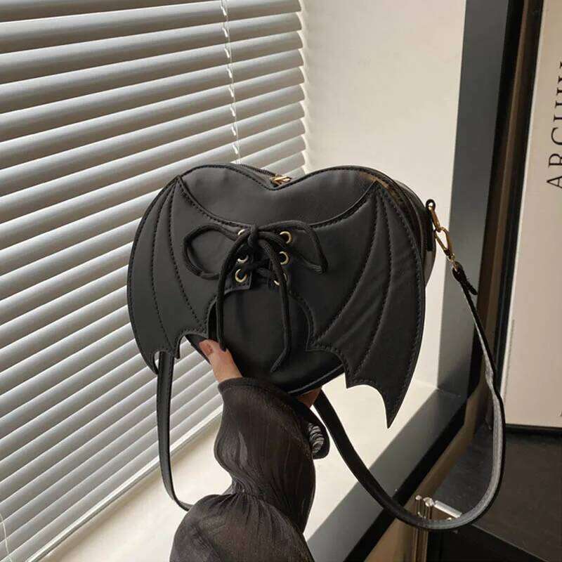 versatile ins crossbody shaped bag New trendy and personalized wing shoulder bag, Y260205