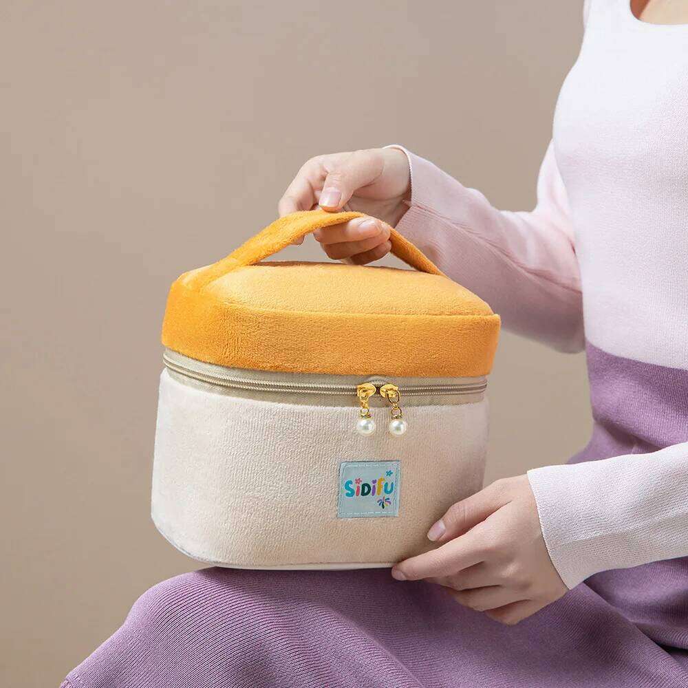 Cute Ladies Tote Travel Cosmetic Storage Large Capacity Toiletry Makeup Pouch Portable Square Women Lint Zipper Bag Y260206