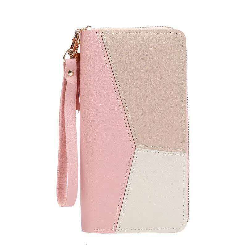 Fashion Zipper Wallets Womens Long Purses Handbags Coin Purse Cards Holder PU Leather Billfold Wallet Y260206