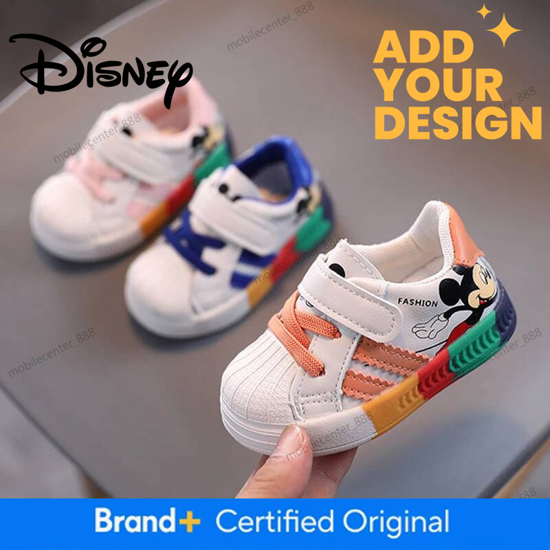 Cartoon Mickey Children Shoes For Boys Girls Sport Sneakers Kids Leisure Autumn Casual Shoes Breathable Running Toddler