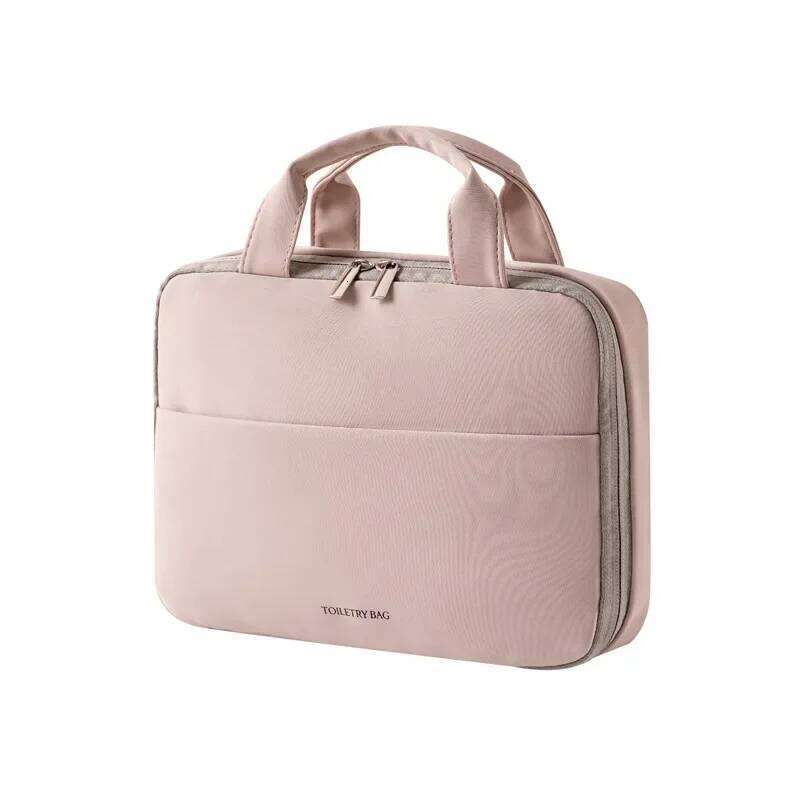 PU Large Capacity Wash Portable Travel Organizer Tolietry Cosmetic Storage Pouch Women Makeup Clutch Bag Y260206