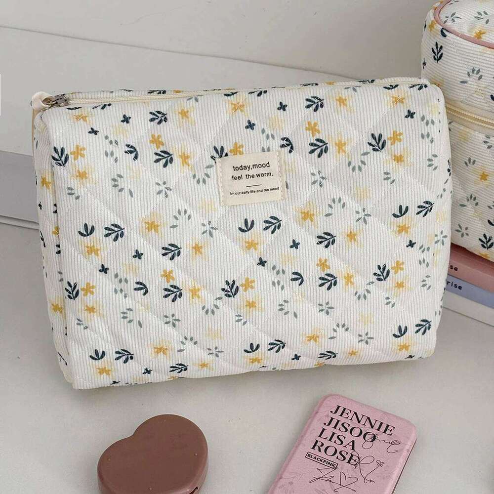 Makeup Brush Case Set of Bags Tote Travel Cosmetics Make Up Organization Quilted Pouch Women Toiletry Bag Y260206