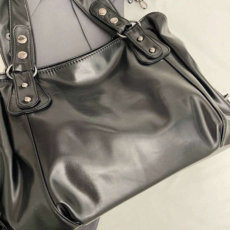 Retro PU Leather Tote Handbag Capacity Hobo Shoulder Casual Messenger Bag Travel Crossbody Large Top-Handle Bags Z260207 - view 6