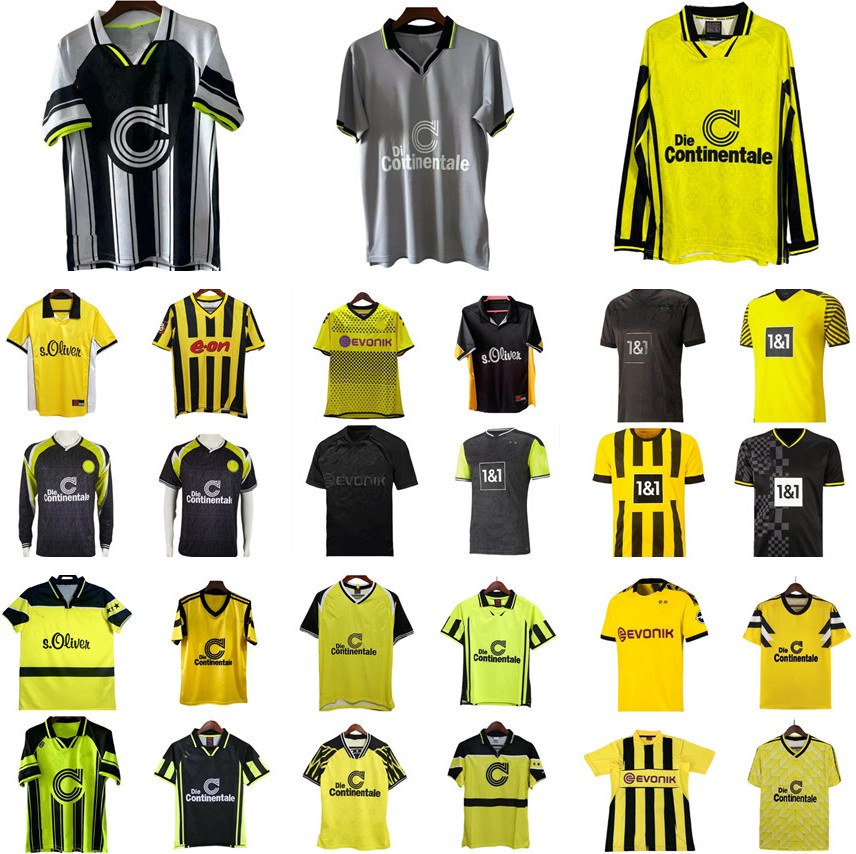 95 96 98 99 00 01 02 11 12 13 M.GOTZE REUS Dortmunds Retro Soccer Jersey 88 89 94 95 1996 97 98 2000 2001 2011 12 2013 HAALAND BELLINGHAM Moller KOLLER vintage football shirt