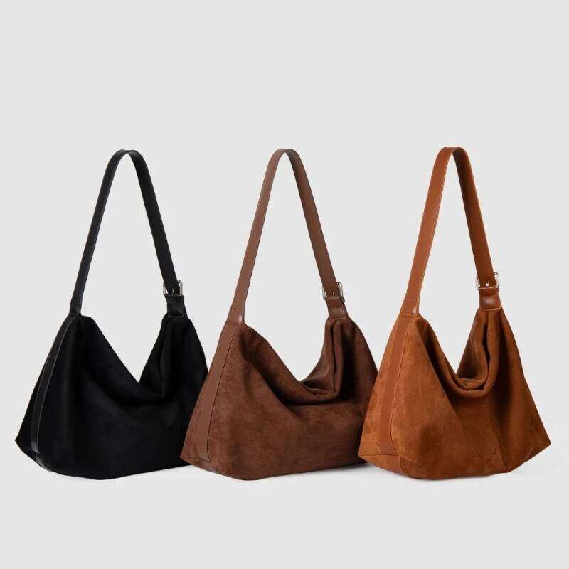 Stylish Oversized For Daily Commute Roomy Design Convertible Handle Women Shoulder Bag In Suedes Fabric Y260205