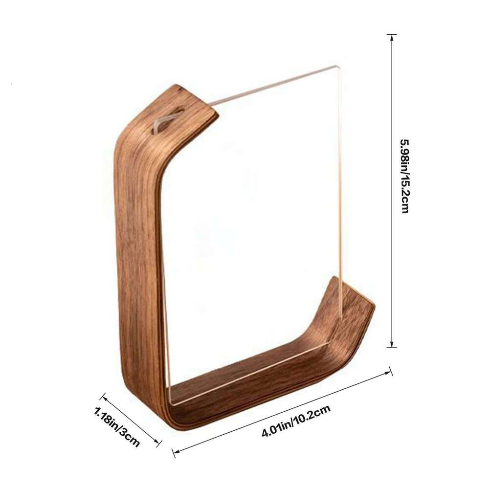 Wooden Phot Desktop Display Pictures Holder Acrylic Frame for Wedding Party Pictur S260205 3 2f8