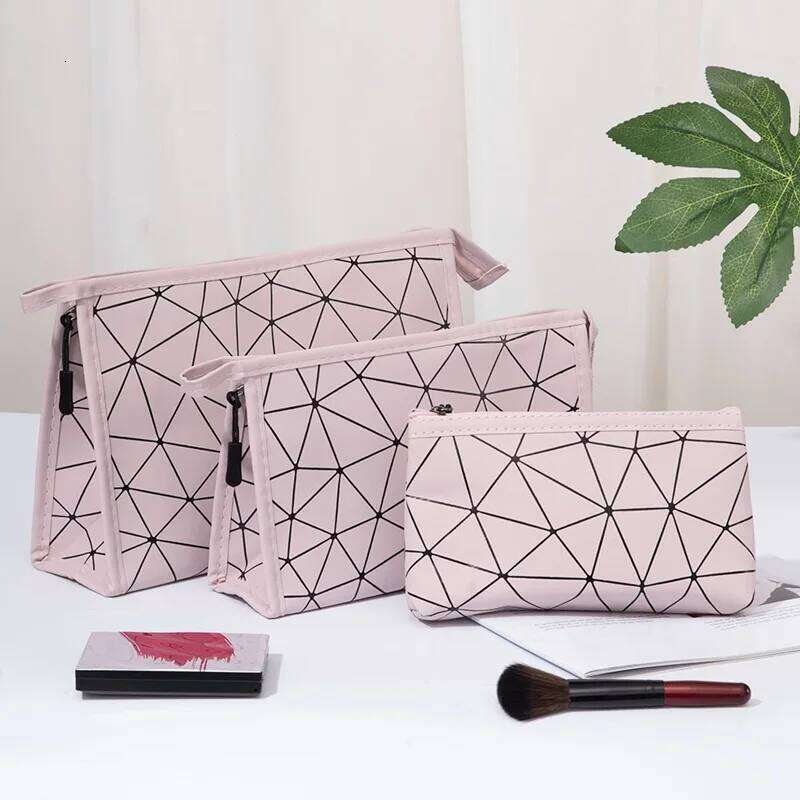 PU Waterproof Small Cosmetic Bag Pouches Case Makeup Brushes Cosmetics Handbags Make Up Organizers Storage Bags For Women Y260206