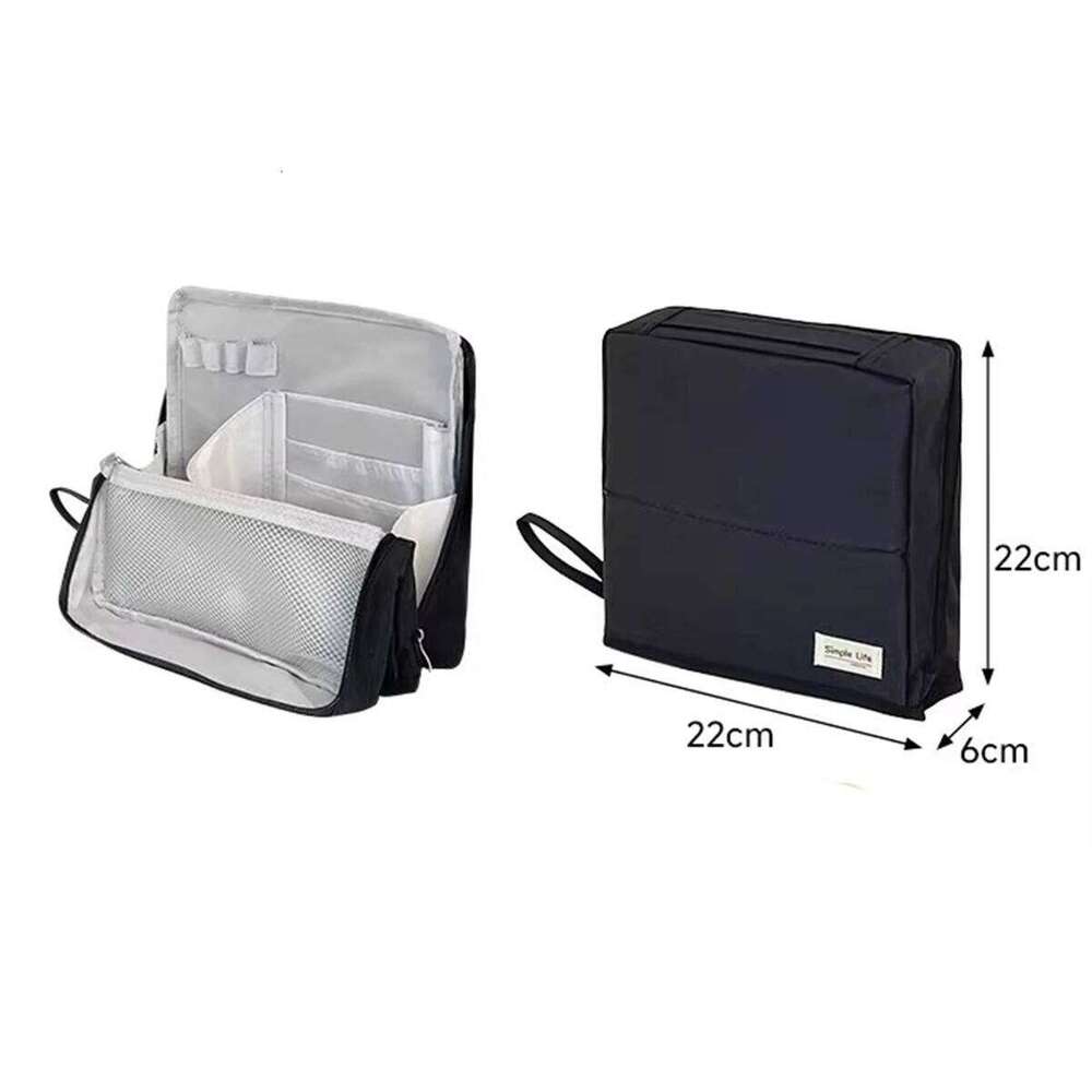 Foldable Split Format Cosmetic Bag Portable Travel Grooming Storage Organizer Large Capacity Makeup Brush And Beauty Bags Y260206