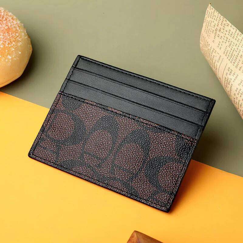 1Pcs PU Leather Card Holder Luxury 2026# Wallets Slim Compact Multiple Slots Organizer For Bank Cards Cash Women's Wallet Bag Y260206