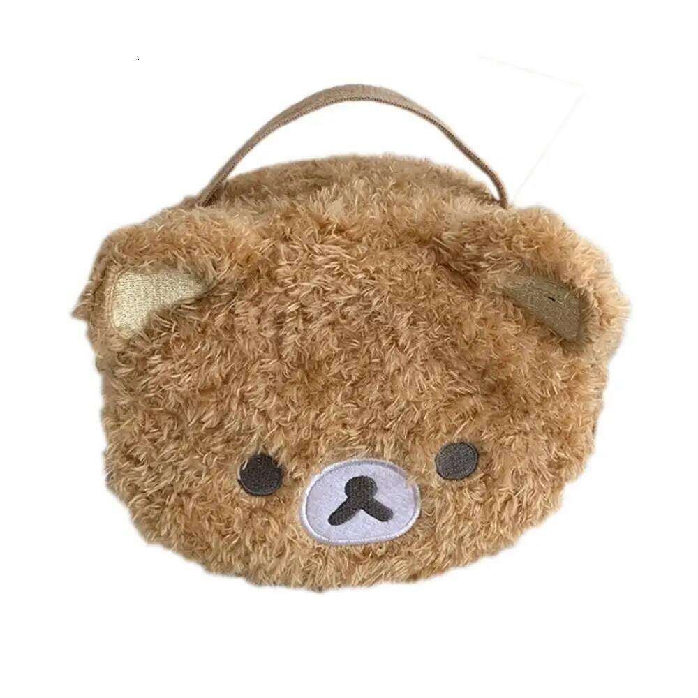 Capacity Bear Cosmetic Storage Portable Handle Built In Partition Makeup Pouch Large Opening Mouth Toiletry Bag Y260206