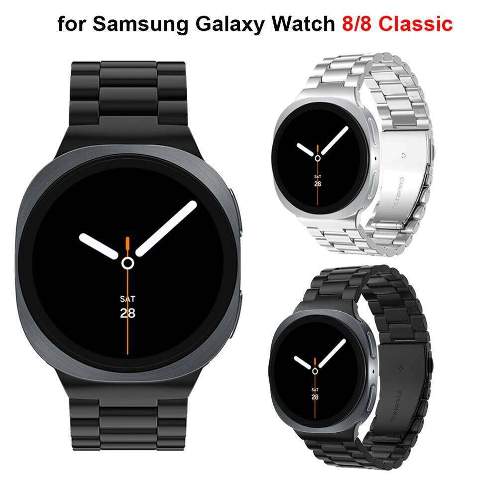 Stainless Steel Strap for Samsung Watch 44mm 40mm 2 Bracelet Metal No Gaps Band Galaxy Ultra 8 Classic Watchband Z260207