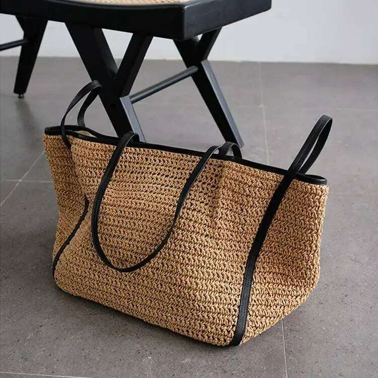 Ladies Korea Handbag High Quality Large Female Tote Designer Fashion Vintage Woolen Single Shoulder Hand Bag Solid Color Y260205