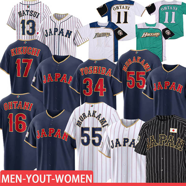 team Japan Baseball Jerseys 2026 #16 Shohei Ohtani # Yoshinobu Yamamoto Imanaga Seiya Suzuki 2026 WBC World Baseball Classic Jersey city