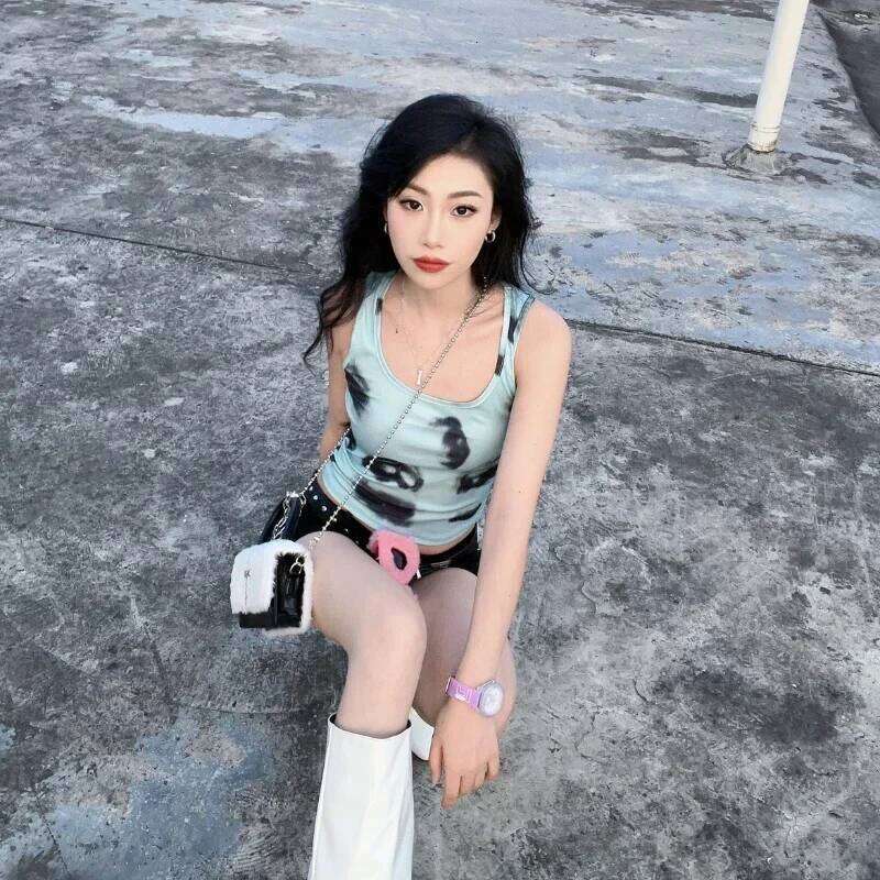 Y2k Gothic Handbag for Women Soft Plush Cross Applique Chain Shoulder Hot Girls Hip Hop American Style Crossbody Bag Y260205