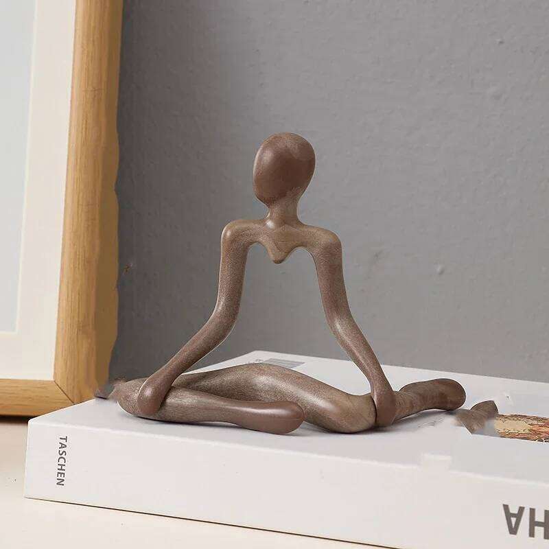 Artistic Living Abstract Figures Thinkers Plastic Handicrafts Cute Little Ornaments Room Decorations S260204