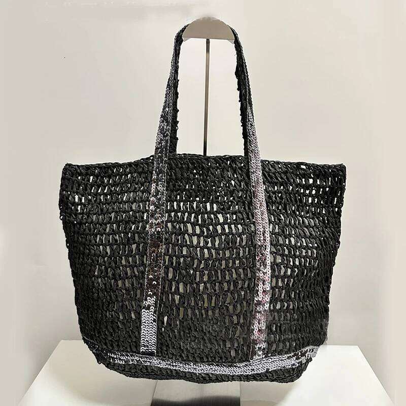 Casual Female Shoulder Handbags Totes Summer Straw Women Woven Seaside Beach Vacation Shopping Bags Y260204