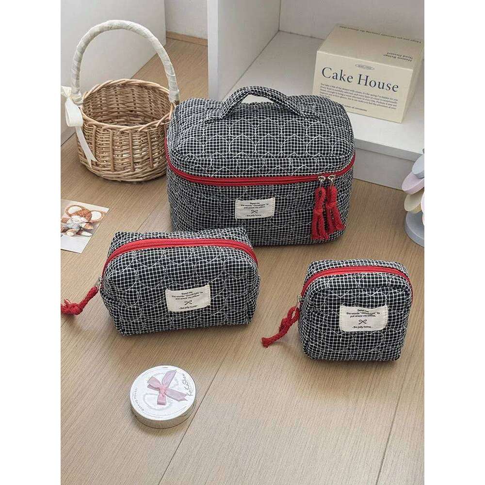 Set Simple Style Large Capacity Portable Cosmetic Tools Storage for Home Bathroom Toiletry Bag Y260206