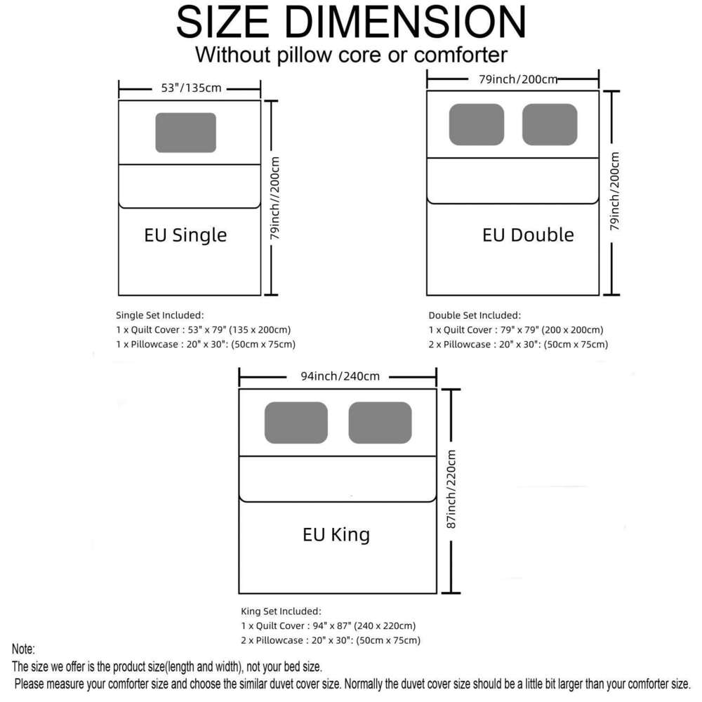 2/3pcs Duvet Cover Set Modern Black Golden Floral Print Soft Breathable Bedroom & Guest Room Without Core No Insert XJ260206