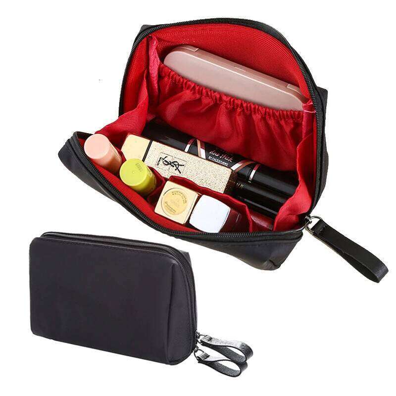 New Arrival Cosmetic Simple Solid Color for Women Makeup Pouch Toiletry Bag Waterproof Make Up Purses Case 2023 Y260206