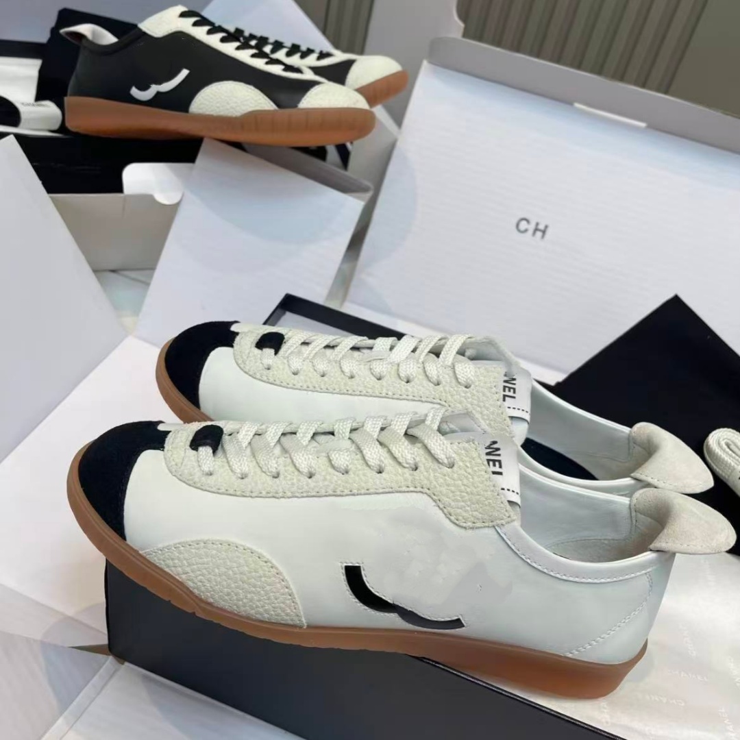 2026p Designer Shoes Luxury Casual Shoes New Women's Sports Shoes Genuine Leather Flat Shoes Colorful Baseball Sport Shoes Running Shoes cc Shoes