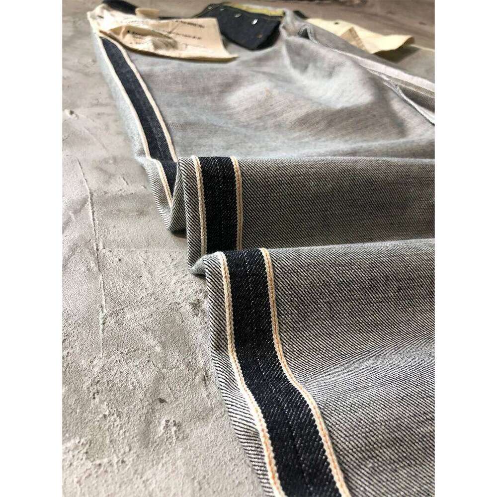 15oz Original Heavyweight Red Selvedge Washed Denim Jeans Autumn Winter American Vintage Embroidery Men's Loose Straight Pants X260207