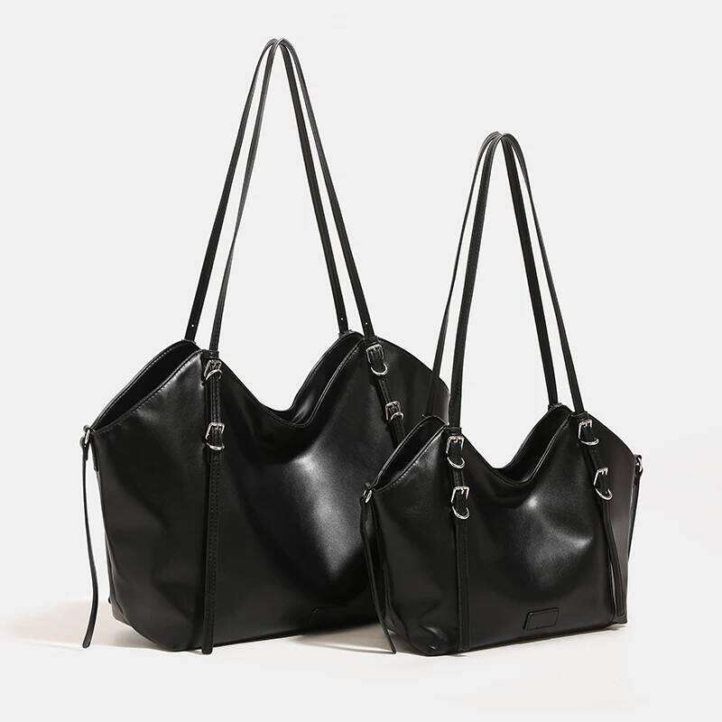 England StyleTote Bags For Women Luxury Handbag Purse 2024 New In PU Button Decoration Large Capacity Underarm Shoulder Z260207 - view 4
