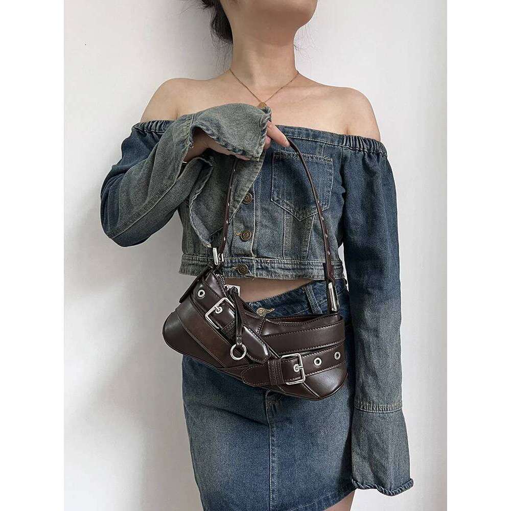 Retro Handbag PU Leather Shoulder Totes Underarm Vintage Top Handle Female Small Subaxillary Bag for Women Y260205