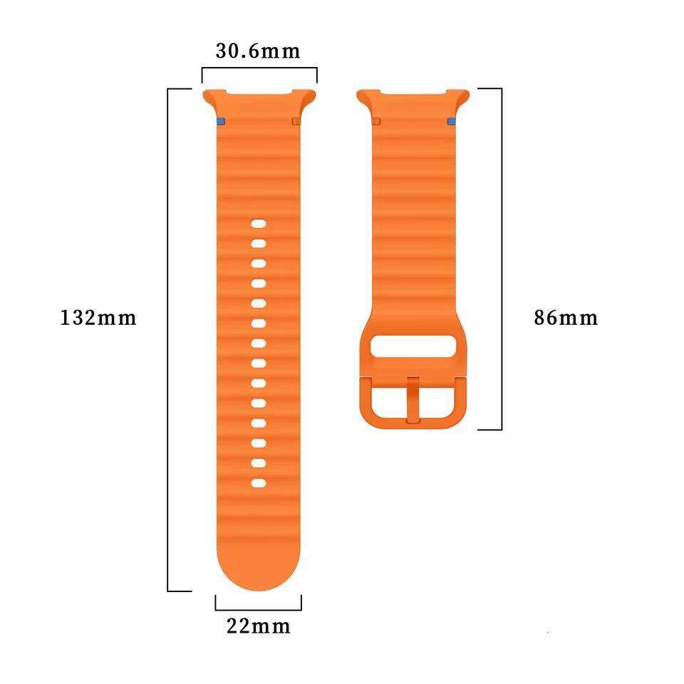 Silicone Band Accessories Smartwatch Rubber Bracelet for Samsung Galaxy Watch 8 Classic Strap Z260207