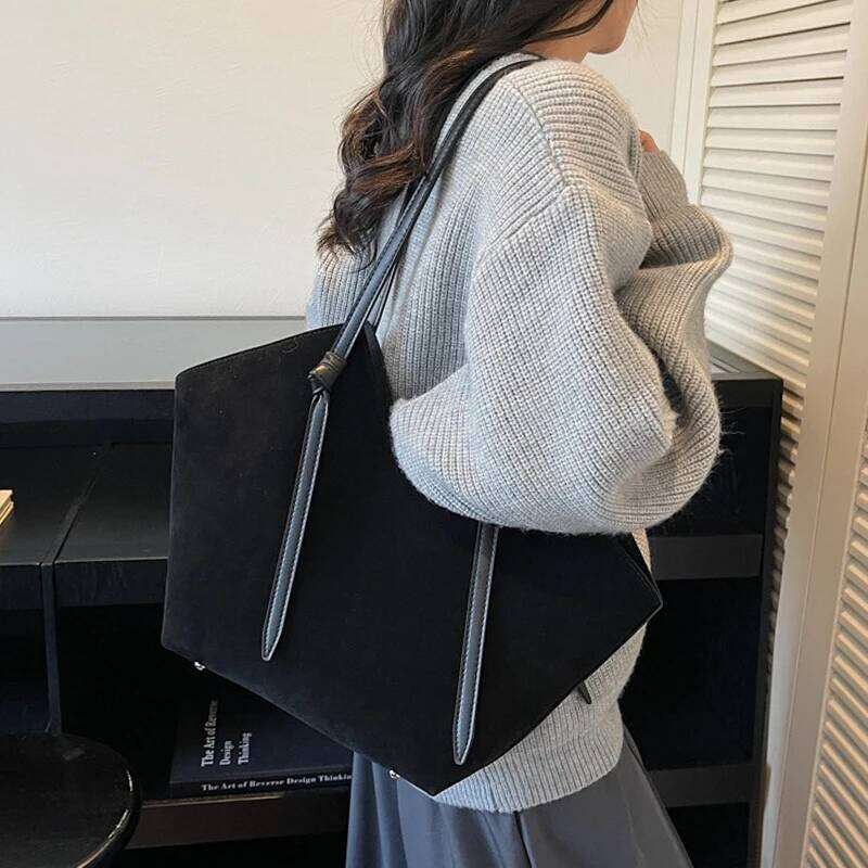 Large Women's Fancy Shoulder Ladies Pu Leather Korean Popular Tote Bag Handbags for Woman Y260204