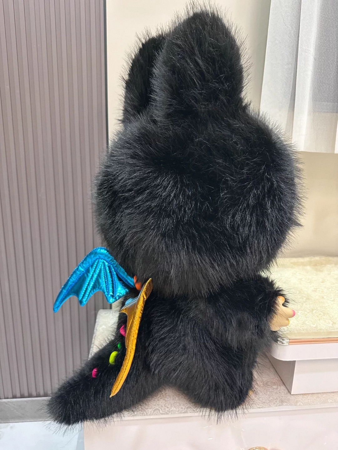 58CM 38CM 17CM the Monsters LABUBU 10th Anniversary Series Zimomo Vinyl Plush Doll Big LABUBU