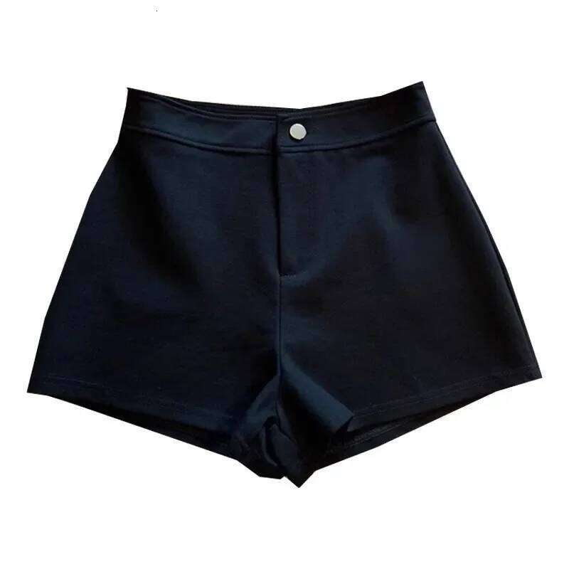 Black pants Women Harajuku Elegance High Waisted A Line Slim Casual Hot Girl Sexy Shorts biker shorts women XJ260206