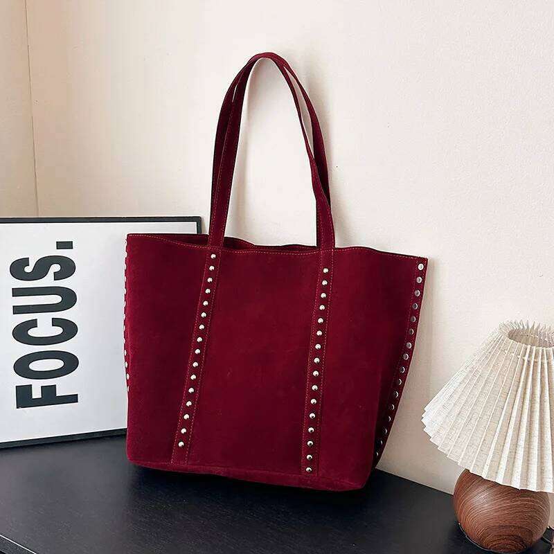 Fashion Microfiber Solid Sewing Shoulder Bags 2025 High Quality Retro Sweet Handbags Brand Sequined Large Capacity Bag for Women Z260207 - view 3