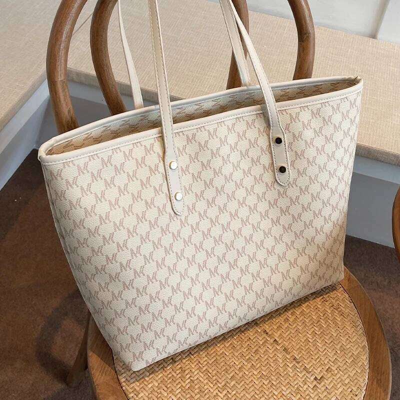 Large Capacity Shoulder Tote Women PU Leather Handbag Commuter Daily Versatile Bag Spacious Work Casual Carryall Shopper Y260205