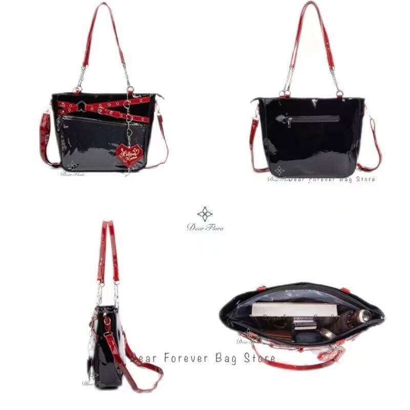 Y2k Aesthetic Underarm Ita Streetwear Girl Transparent Shoulder Heart Shape Chic Chain Handbag DIY Display Crossbody Bag Z260207 - view 7