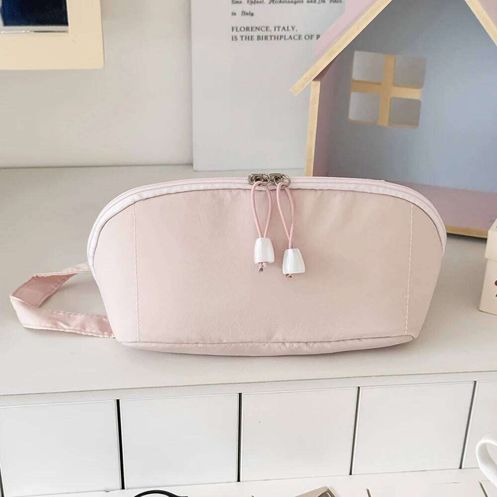 Portable Pouch Female Organizer Toiletry Makeup Women's Handbag Pink Large Cosmetic Bag for Travel Y260206