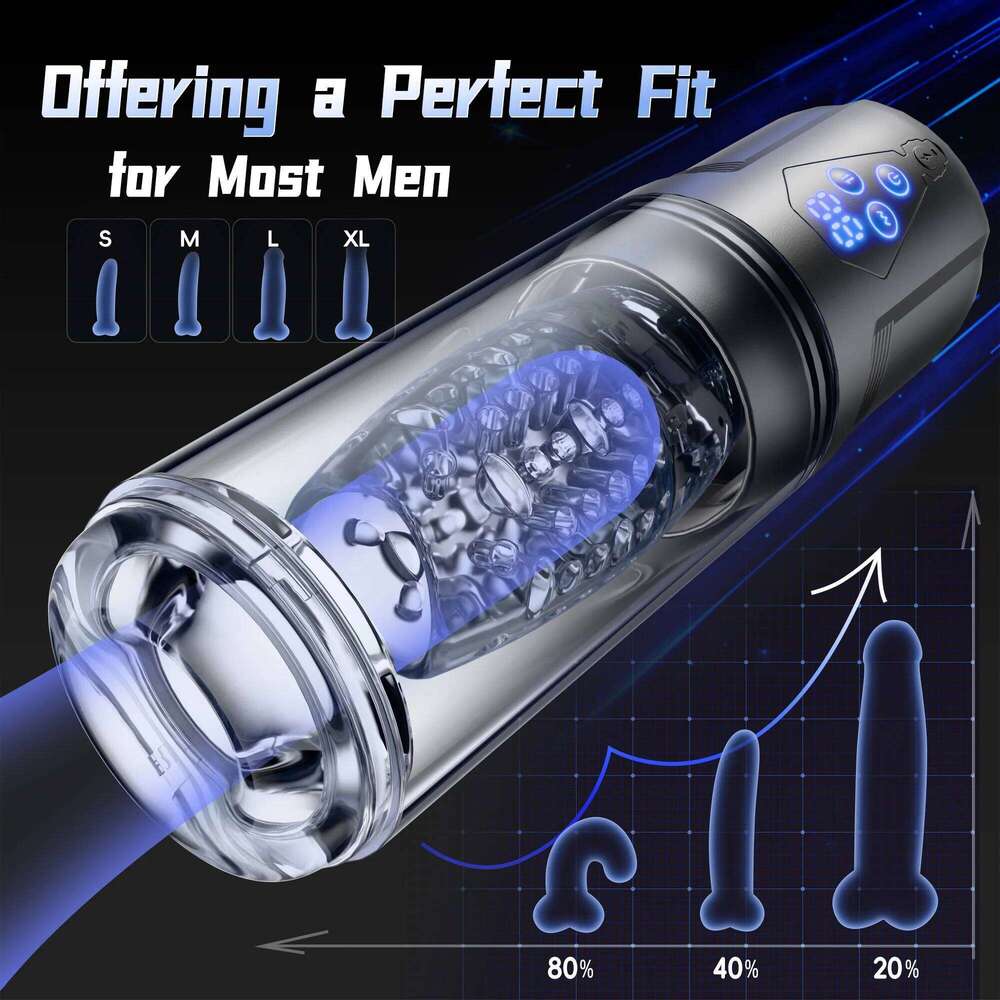 Upgrade 3 in 1 Masturbator Sex Toy with App Control Realistic Blowjob Machine 9 Thrusting Rotating & Vibrating Male Stroker 26H0207