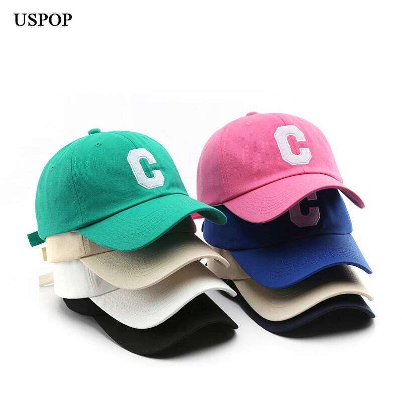 New Arrival Brand Baseball Letter C Women Men Caps Adjustable Visor Cap for Four Season H260206