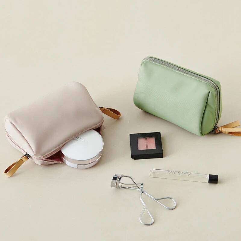 New Arrival Cosmetic Simple Solid Color for Women Makeup Pouch Toiletry Bag Waterproof Make Up Purses Case 2023 Y260206