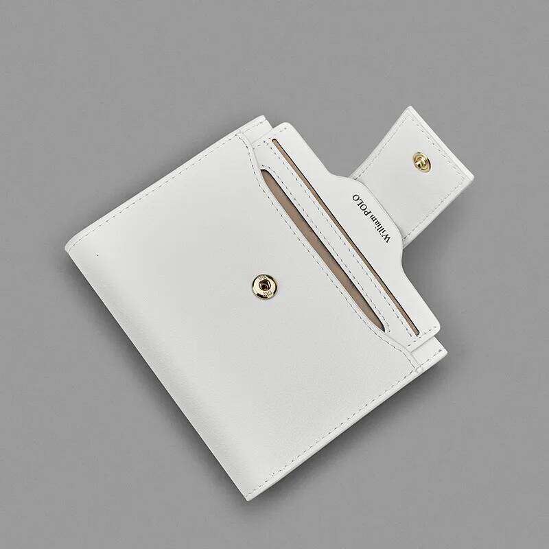 Short Women's Card Seat Fashion Cowhide Wallet Personalized Coin Money Bag Y260206