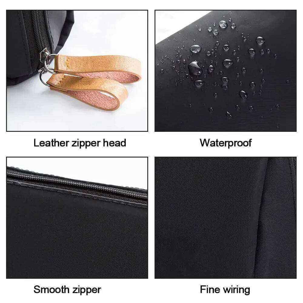 Waterproof Portable Women Makeup Cosmetic Coin Pouch Storage Mini Lipstick Small Toiletry Bag Organizer Case Y260206