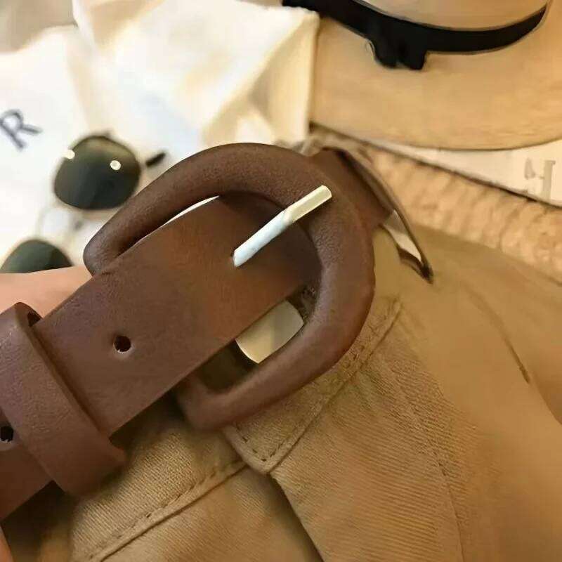 New Chic Fashion Office Lady's With Belt Elegant Women's Straight Korean Matching Basic Female Wide Leg Shorts XJ260206